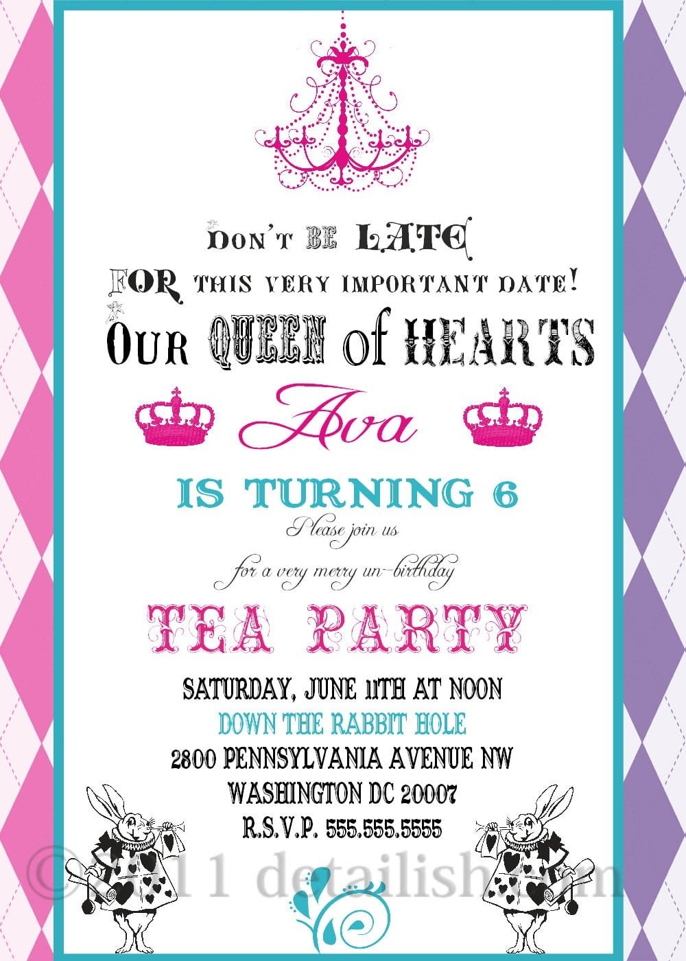 Tea Party Invitation Template For Kids â Einmaleinshaus Com